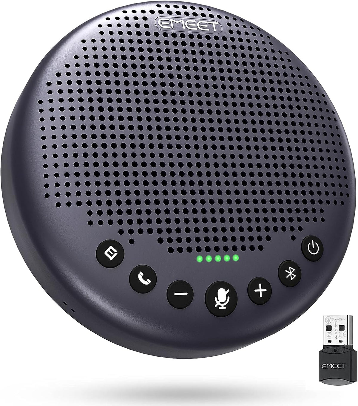 EMEET Luna Plus - Altavoz de conferencia y micrófono con 8 micrófonos