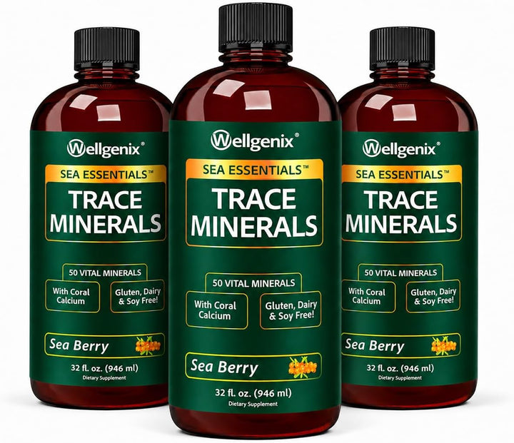 Wellgenix Sea Essentials Vital Nutrients - Multivtamina líquida de...