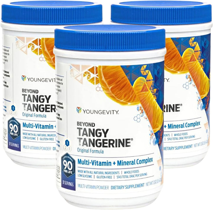 Youngevity Beyond Tangerine T.V. - Paquete de 3 unidades, naranja p...