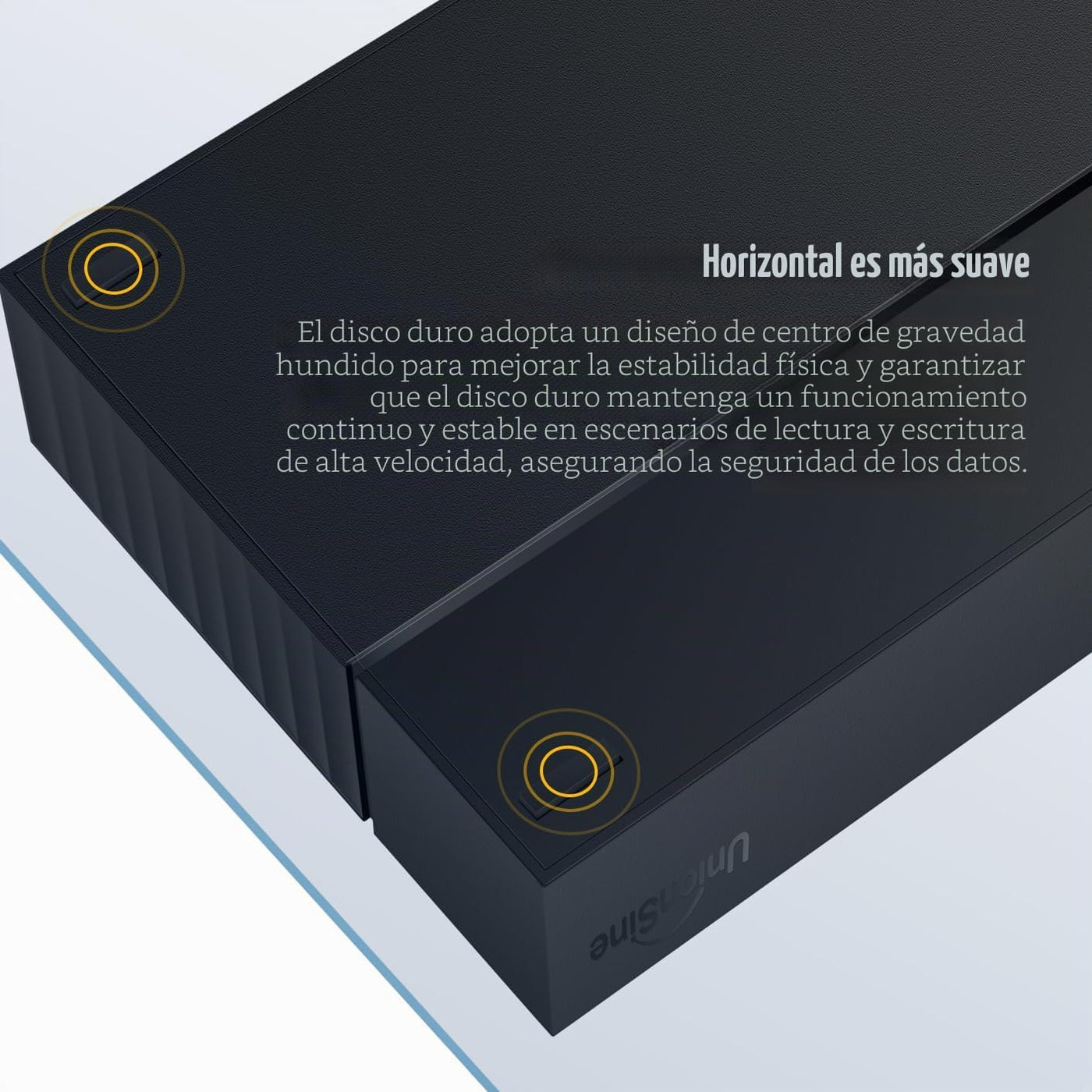 UnionSine Disco duro externo de escritorio 16TB, HDD de 3.5" US...