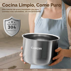 Olla a presión eléctrica 12 en 1 de 8 cuartos de galón, 1200W olla de presión multicooker con olla de acero inoxidable, olla arrocera lenta, saltear, vaporera, yogur y calentador de alimentos