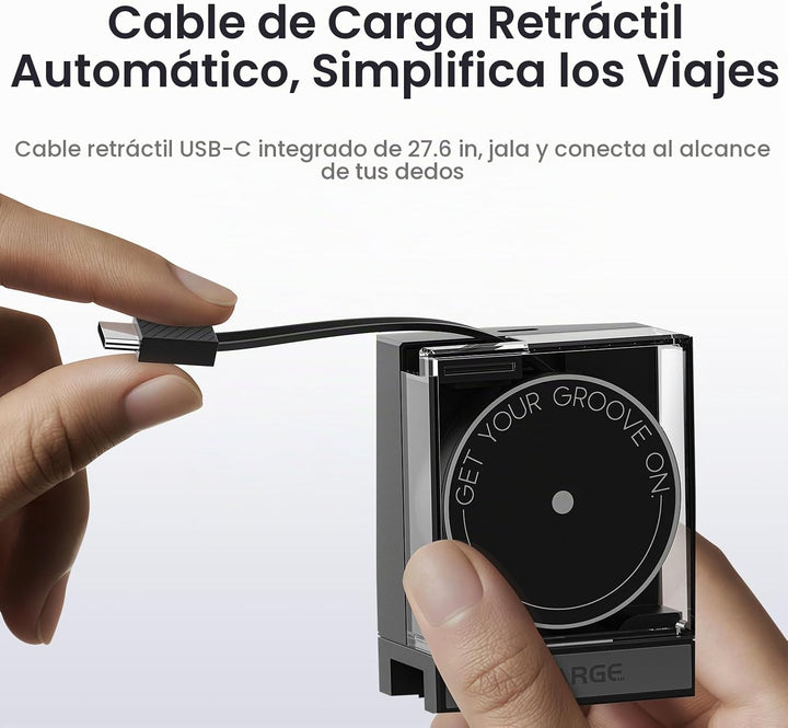 Sharge Flow Mini 2 Power Bank &amp; Paquete de cargador retráctil d...