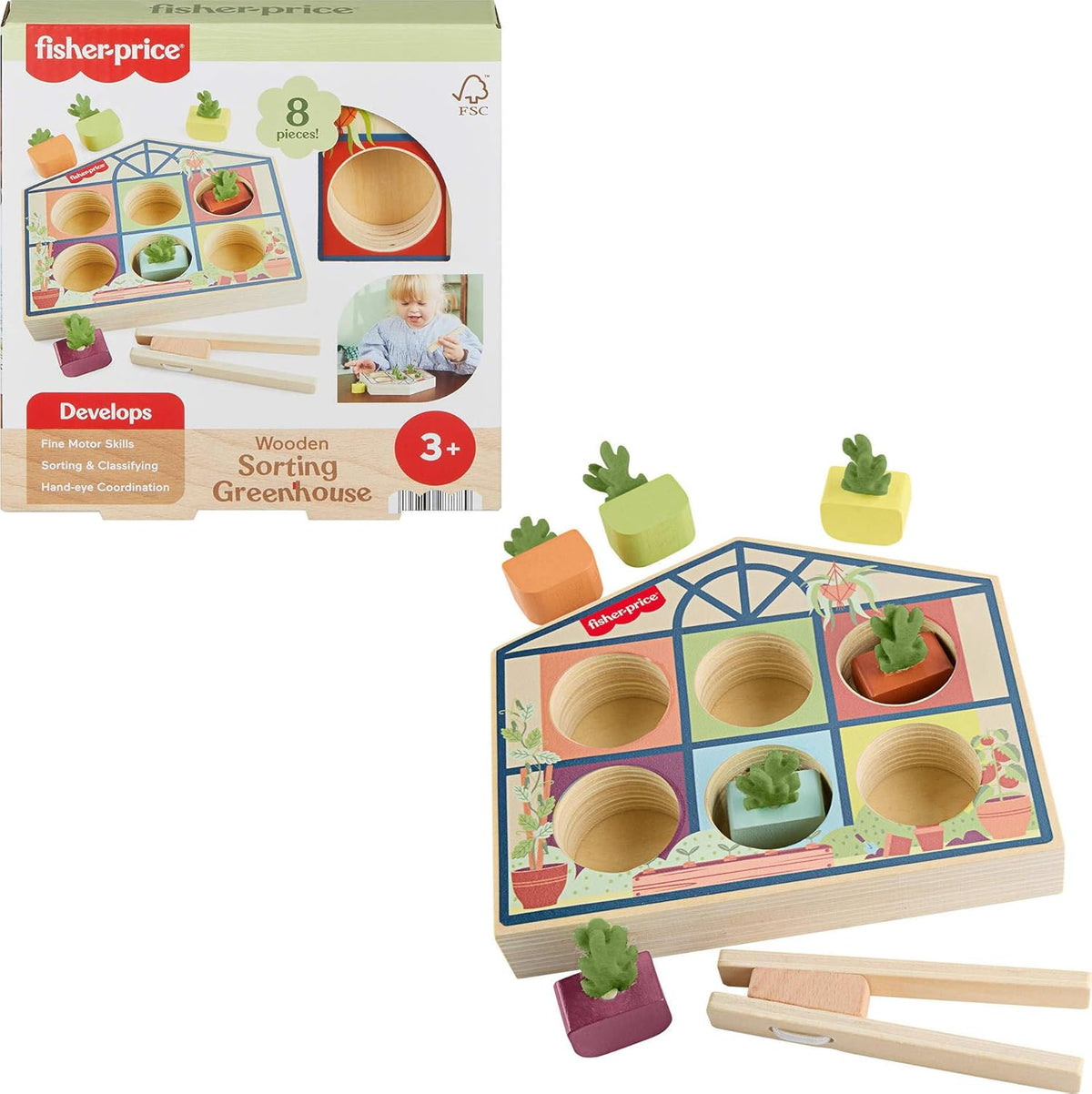 Fisher-Price Invernadero de clasificación de juguetes