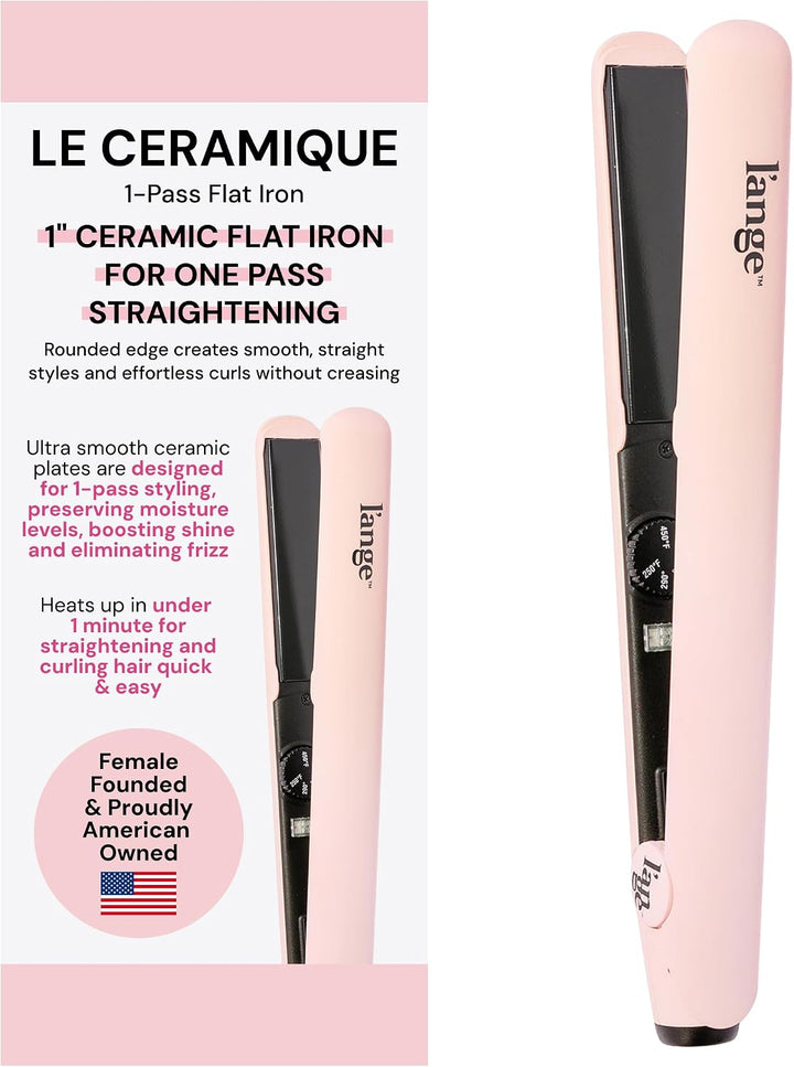 L'ANGE HAIR Le Ceramique - Plancha de pelo de 1 pasada | Planch...