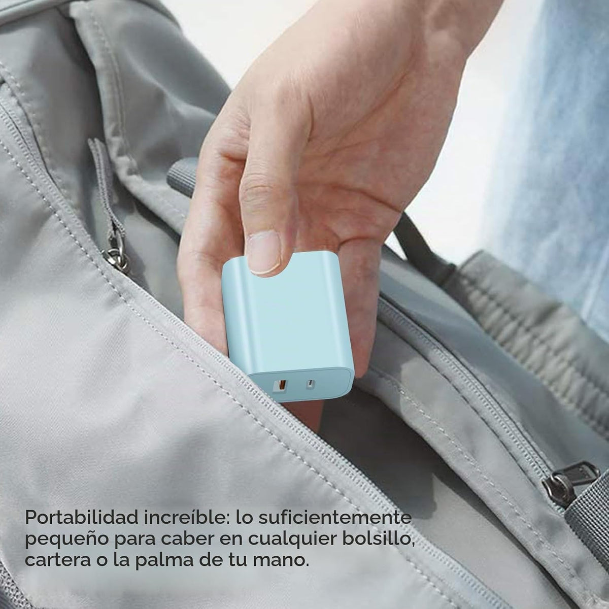 Bloque de cargador USB C Bloque de carga rápida Tipo C Cargador Multipuerto