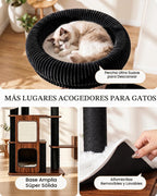 Árbol moderno para gatos de interior de 63 pulgadas