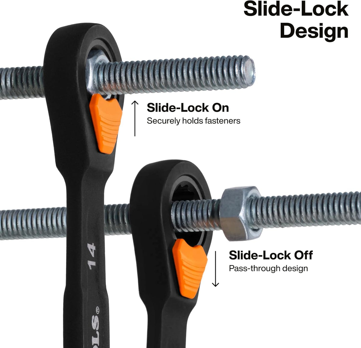 Klein Tools 69508M - Juego de llaves combinadas de trinquete