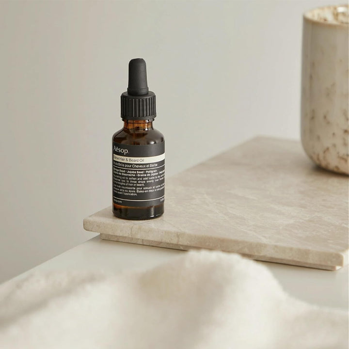 Aesop Aceite Shine para cabello y barba, rico en humedad, sin silic...