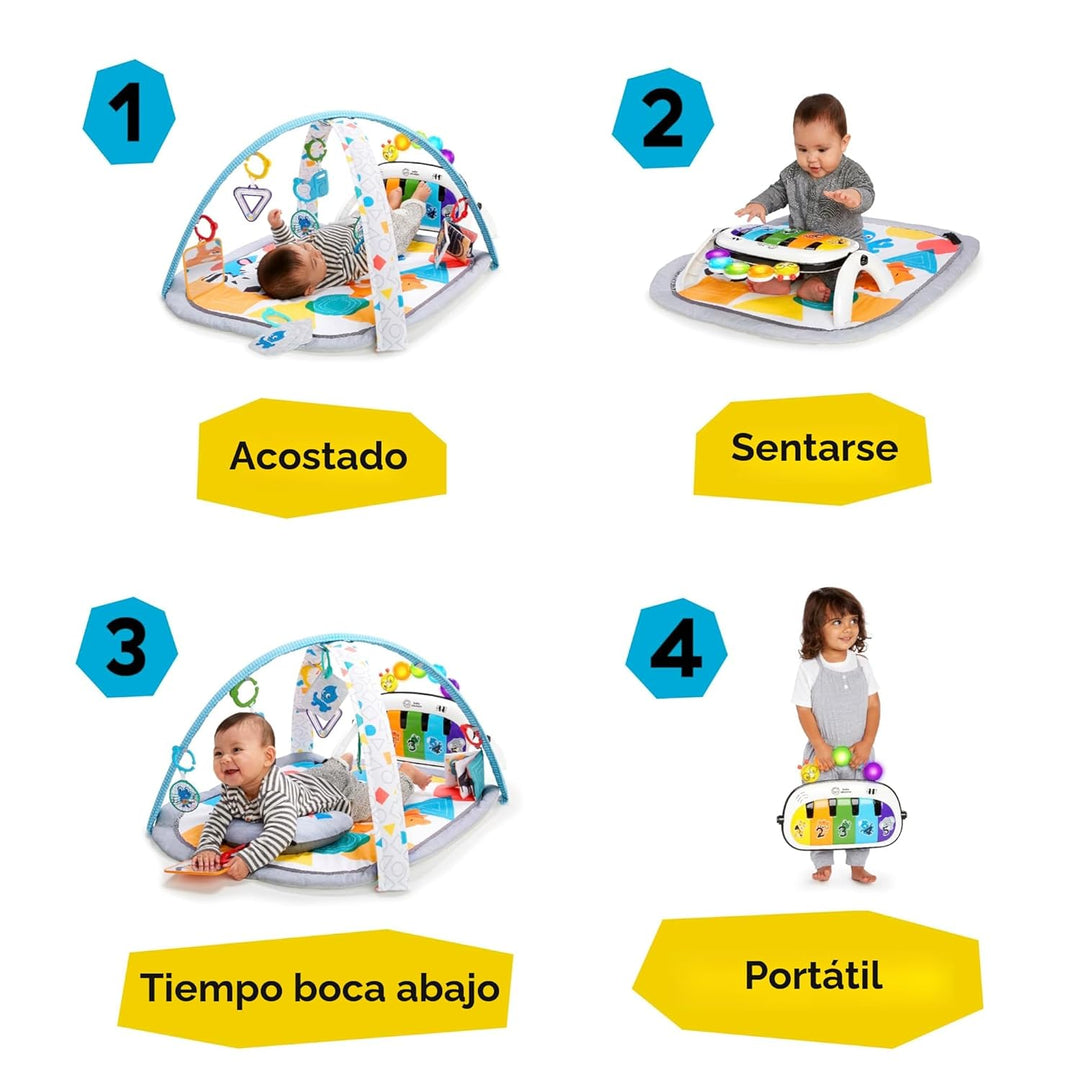 Baby Einstein Gimnasio de Juego y Alfombrilla de Actividad 4 en 1 K...