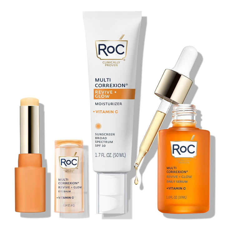 RoC Multi Correxion Revive + Glow Vitamin C Rutina de cuidado de la...