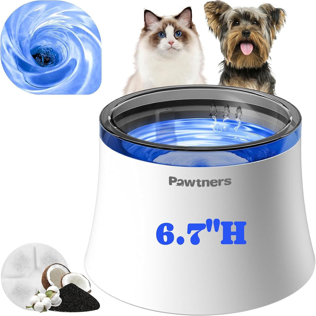 1 Gal/3.5L Fuente de Agua para Perros, Dispensador Automático de Agua para Perros