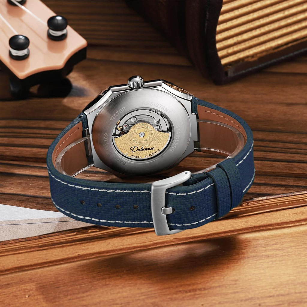 Reloj Automático Mecánico para Hombre, Relojes de Pulsera para Hombre, Diseño Cuadrado, Moda