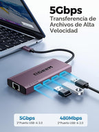 QGeeM, UCH092-1, hub USB 3.0