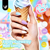 VANREESA Juego de 24 esmaltes de uñas de gel, colores de moda, con...