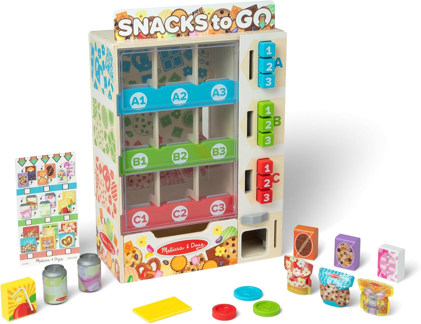 Melissa Doug Sort-Stock-Select - Máquina expendedora de