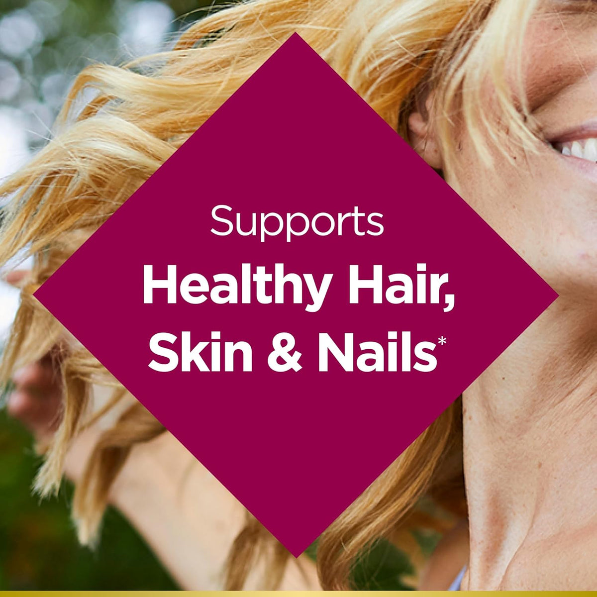 Nature's Bounty - Suplemento de biotina de 10000 mcg, apoya la...