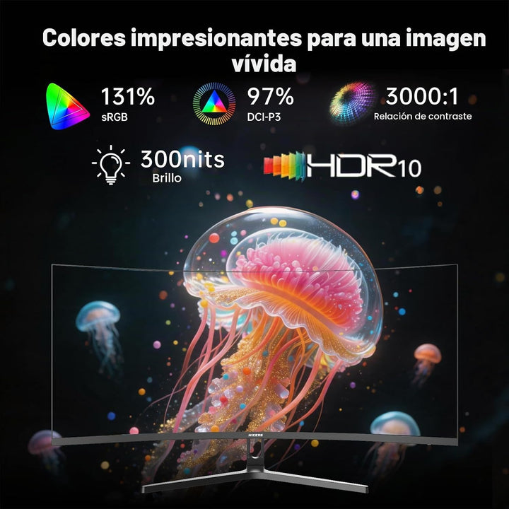 Hikers Monitor curvo UWQHD de 34 pulgadas para juegos de 240 Hz, mo...