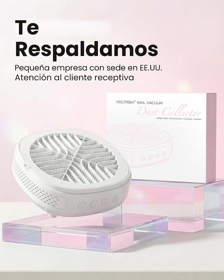 Voltrish Colector de polvo de uñas, ventilador de vacío profesional...