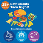 Learning Resources New Sprouts Taco Night - Comida de juguete de si...