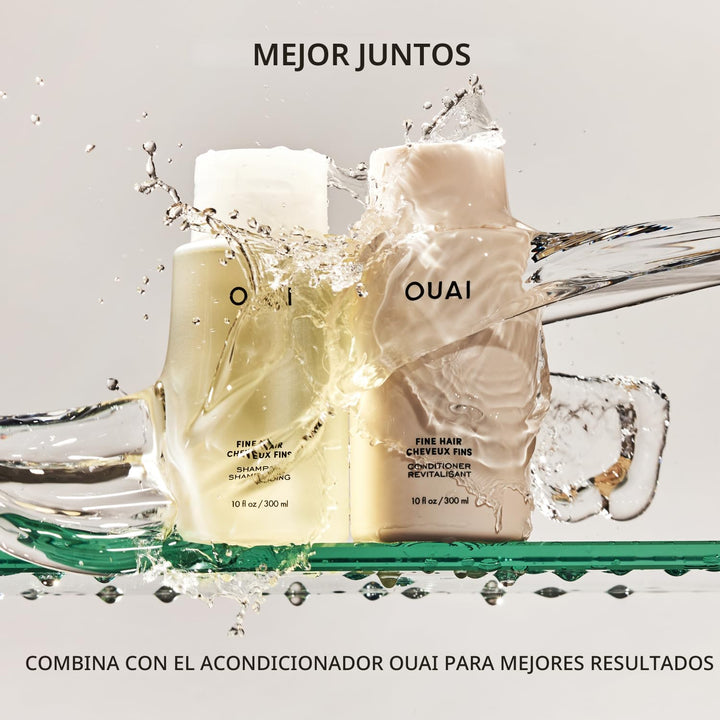 OUAI Champú para Cabello Fino - Champú Voluminizador para Mechas Fi...