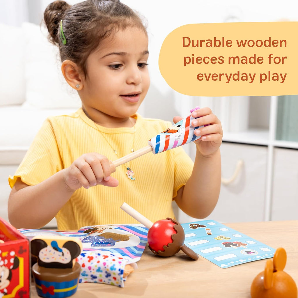 Melissa & Doug Disney Snacks & Popcorn - Juego de comida