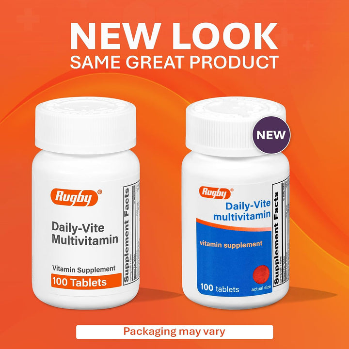 Rugby Daily-Vite Multivitamin - Suplemento vitamínico diario - 100...