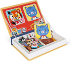Janod - Magnetibook - Juego de Caras Magnéticas de Animales - Multicolor
