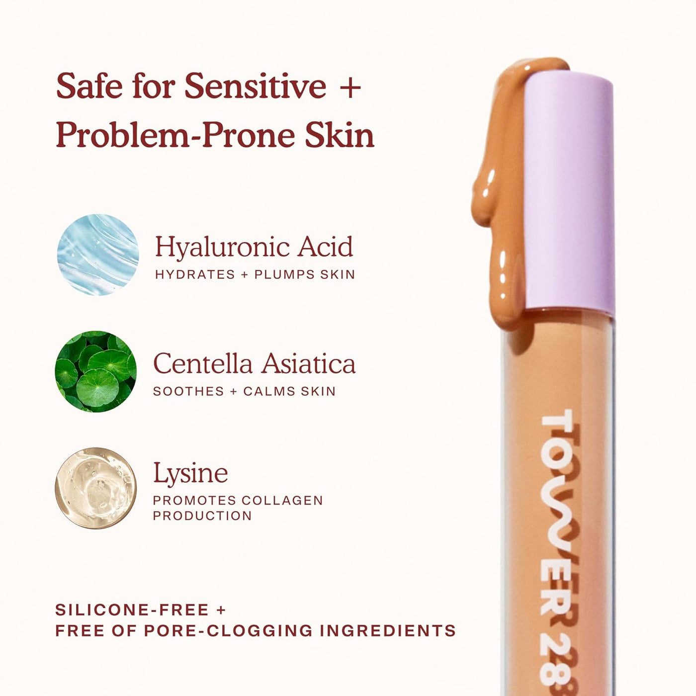 Tower 28 Swipe Serum Concealer - Corrector hidratante de cobertura...