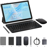 Tableta de 11 pulgadas 2 en 1, 18GB + 128GB, Tableta Android 15, 1T...