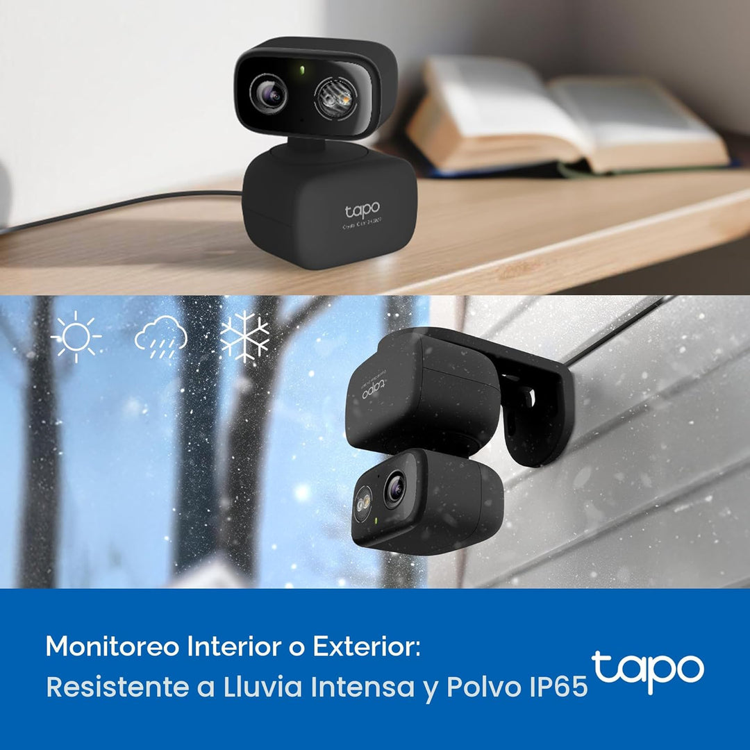 Tapo - Cámara de seguridad 2K 3MP con inclinación\/giro para interi...