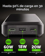 mophie Powerstation Laptop Prime27-27,000mAh Banco de energía portátil