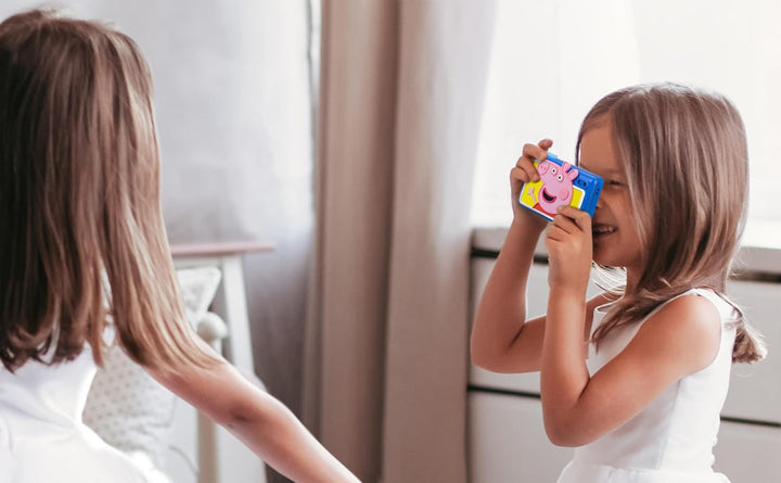 ekids Peppa Pig - Cámara para niños con tarjeta SD, cámara digital...