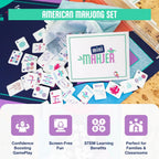 Mini Mahjer Juego de Mahjong americano para principiantes, niños y familias