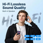 Reproductor MP3 de 128 GB con auriculares Bluetooth 5.3 incluidos