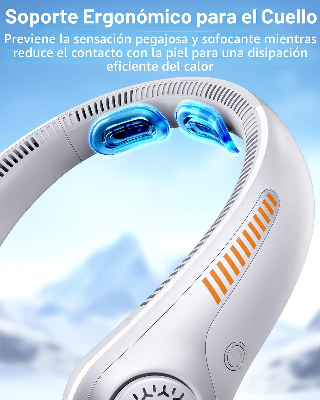 EYERZ Ventilador de cuello portátil, ventilador personal recargable...