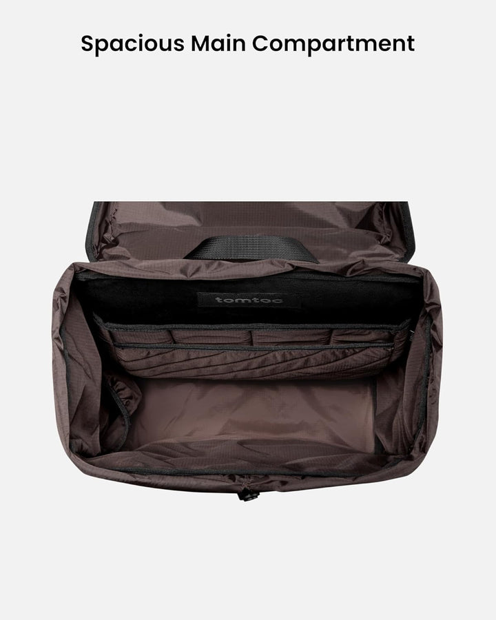 tomtoc 22L Mochila con solapa para portátil, ligera, resistente al...