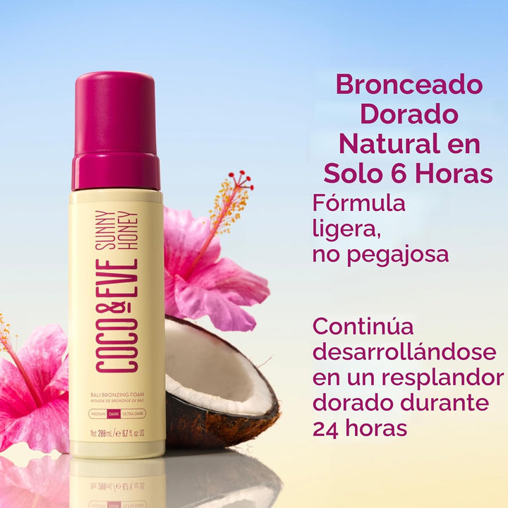 Coco &amp; Eve Sunny Honey Bali Bronzing Self Tanner Mousse - Loció...
