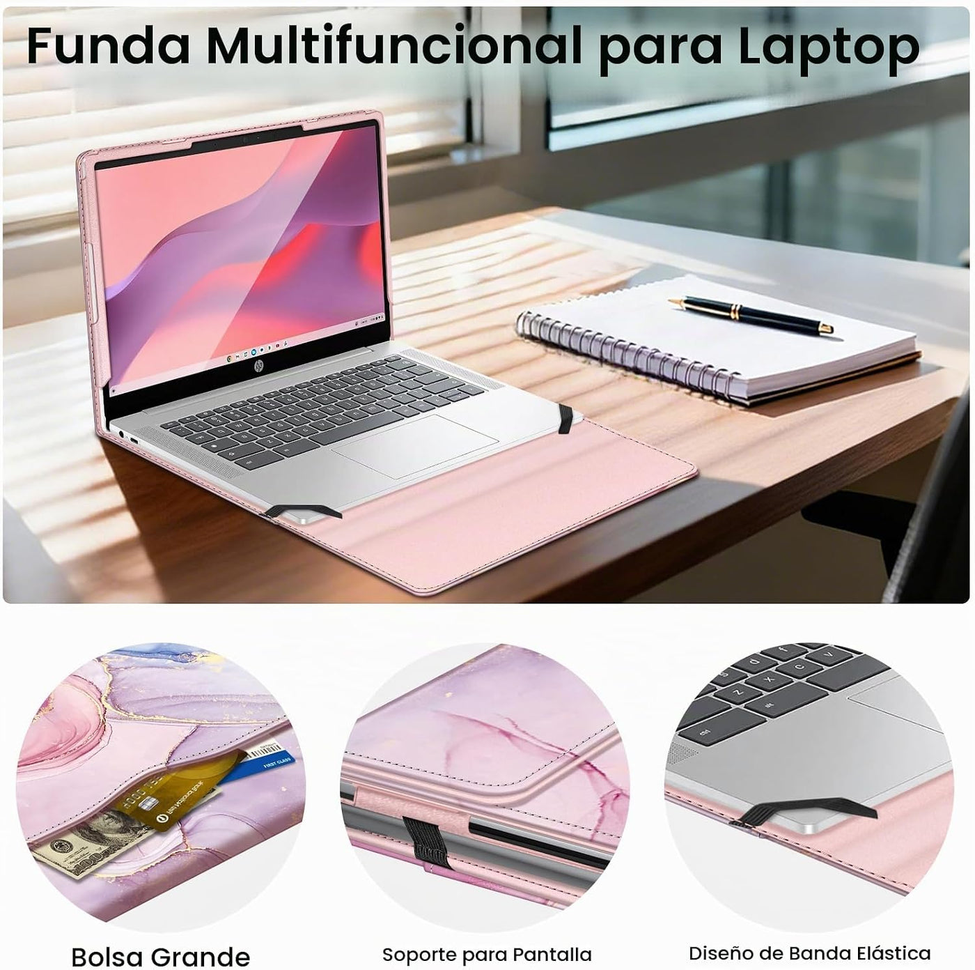 Fintie Funda protectora para HP 14-ee de 14 pulgadas, Lenovo IdeaPa...