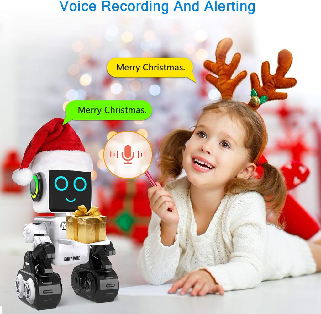 okk Robot de juguete para niños, robots RC inteligentes para niños con control táctil y de sonido, robótica inteligente programable, juguete robot con caminar, bailar, cantar, hablar