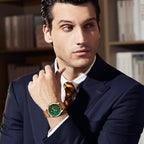 BENYAR Relojes para hombre, cronógrafo analógico de cuarzo, impermeables, relojes de pulsera para hombre, moda de negocios, trabajo, casual, deportivo, reloj de vestir con calendario