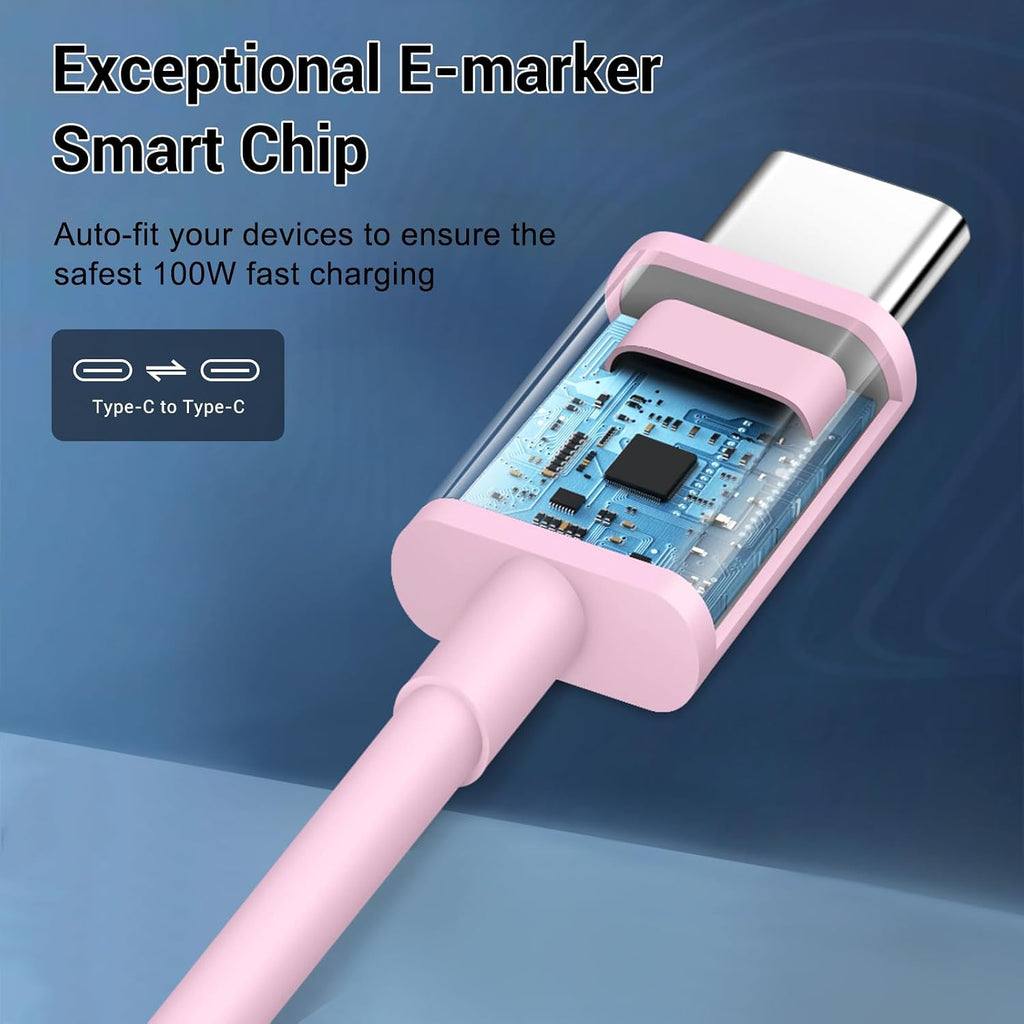 iPhone 18 17 16 15 Cargador de carga rápida tipo C USB C cargadores rosa