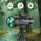Telescopio monocular de 80 x 100 monoculares de alta