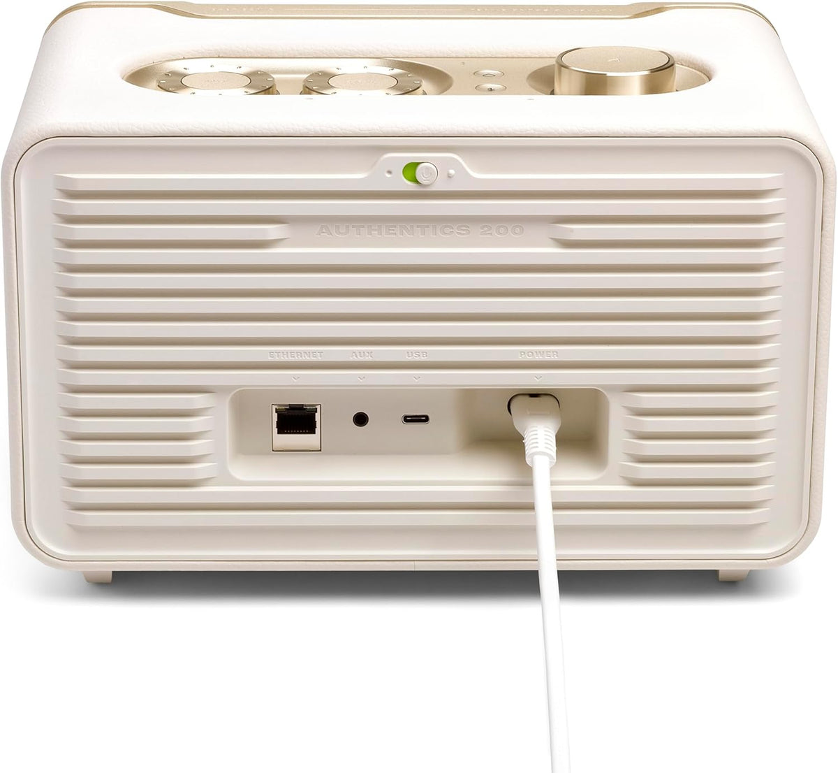 JBL Authentics 200 - Altavoz inteligente de estilo retro para el ho...