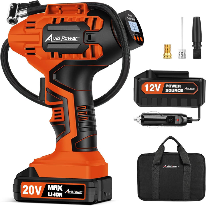 Avid Power - Compresor de aire inflador de neumáticos, bomba de neu...