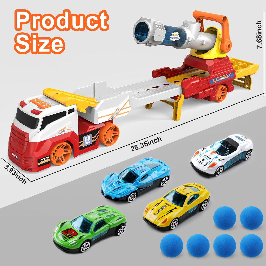Dwi Dowellin Juguetes de Camiones para Niños, Juego de Coches Grand...