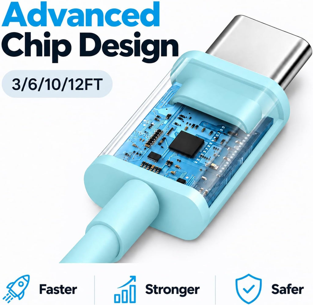 Cargador tipo C súper rápido para Samsung, cargador USB C de doble puerto