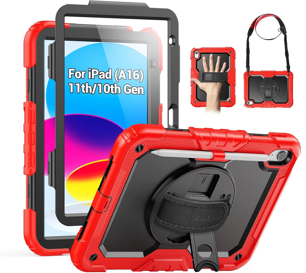 SEYMAC - Funda para iPad A16 de 11ª/10ª generación de 11/10.9 pulgadas