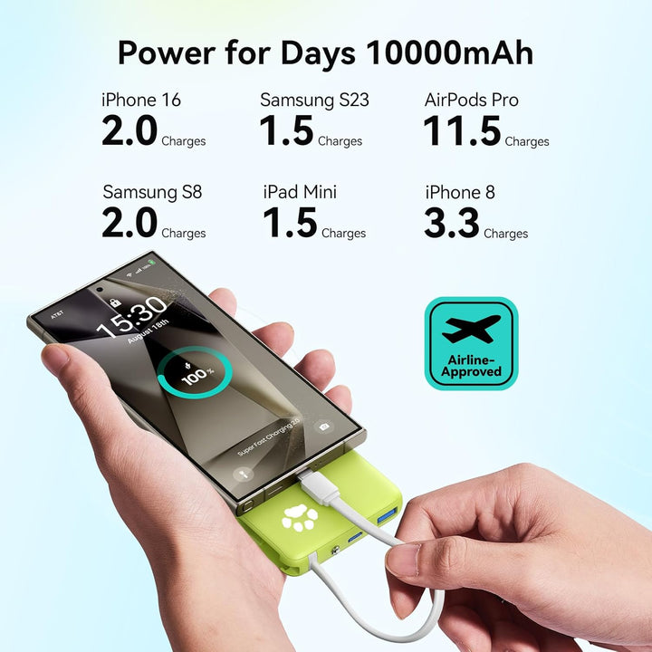 Cargador Portátil INIU, 45W PD Delgado 10000mAh Banco de Energía co...