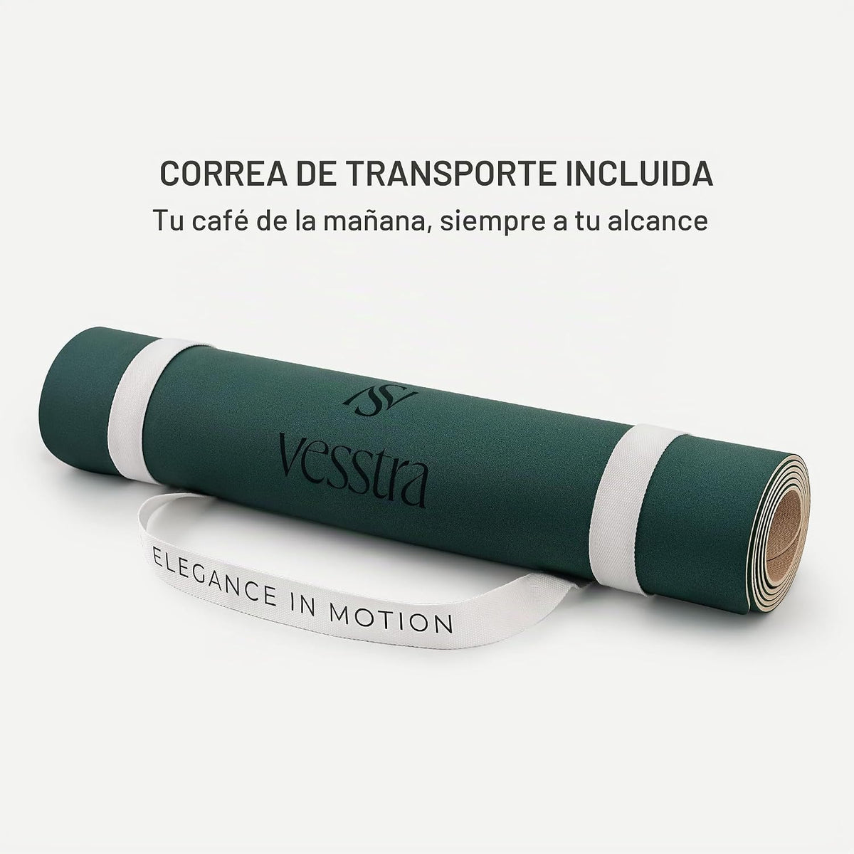 Esterilla de yoga premium – Agarre de poliuretano antideslizante activado por el sudor I Base de goma natural I 0.157 in para yoga, pilates y entrenamientos
