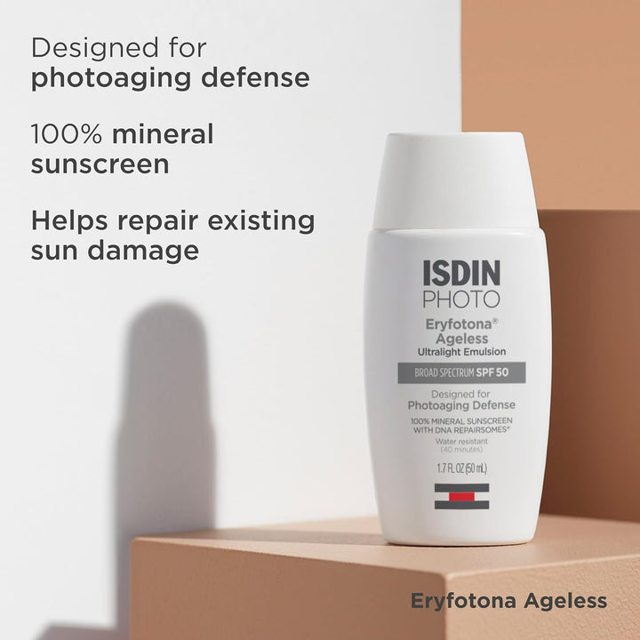 ISDIN Eryfotona Ageless Protector solar óxido de zinc y protector s...